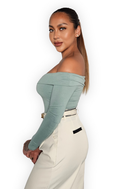 BRENDA DOUBLE LAYER OFF SHOULDER TOP