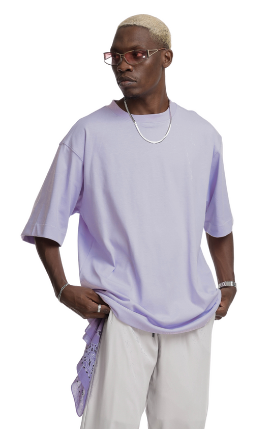 300GSM OVERSIZED TEE- LILAC