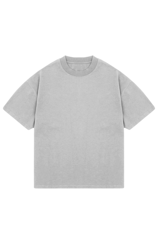 310 GSM OVERSIZE TEE - ASH