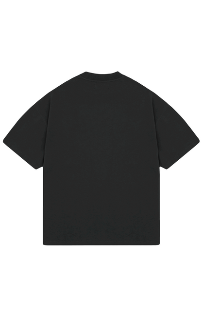 310 GSM OVERSIZE TEE - BLACK