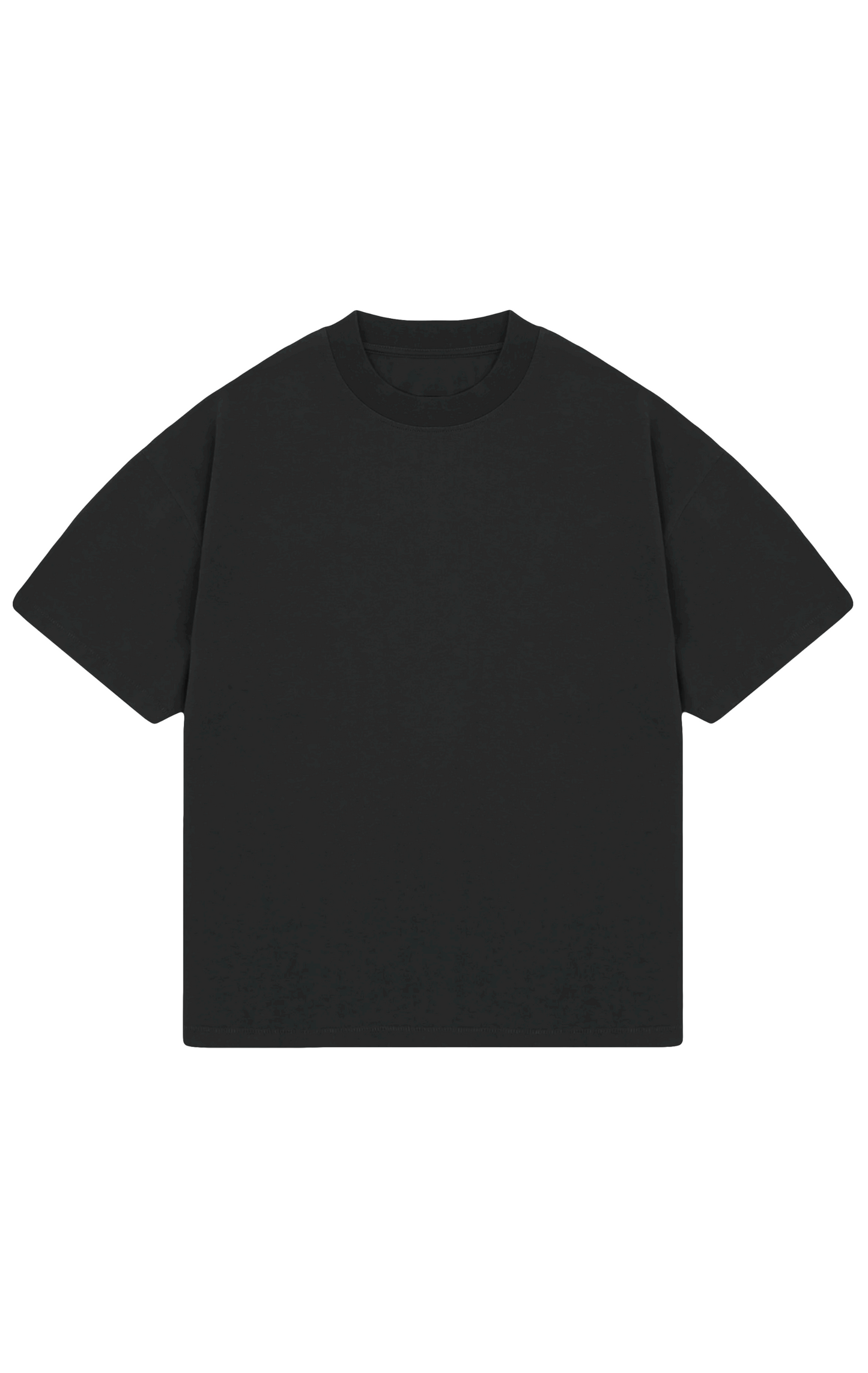 310 GSM OVERSIZE TEE - BLACK